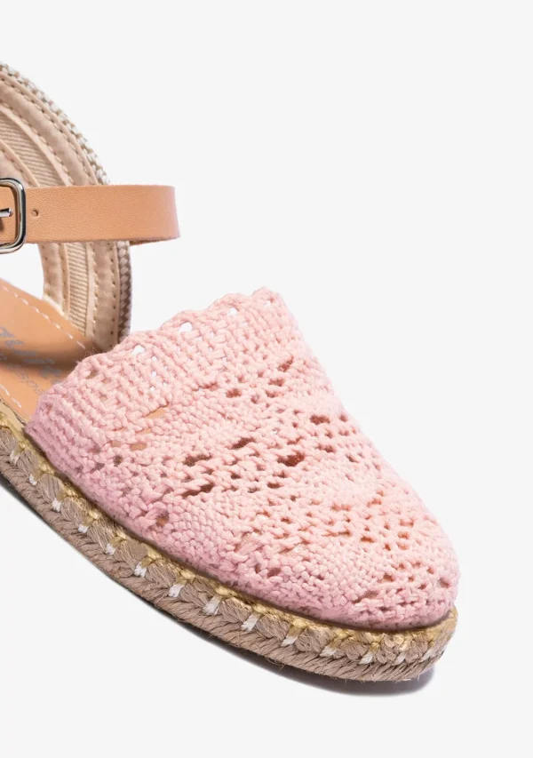 Conguitos Alpargatas Macramé Rosa^ Alpargatas | Zapatos De Ceremonia