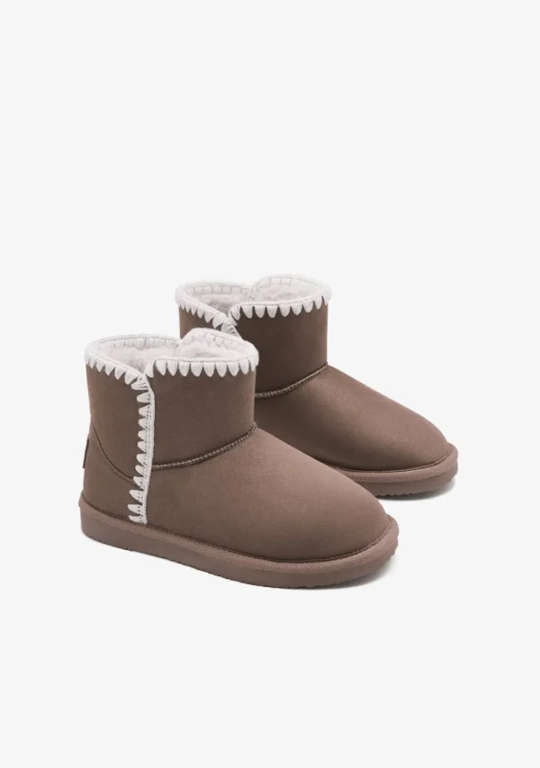 Conguitos Botas Australianas Bajas Bordado Taupe^ Botas Australianas | Botas Australianas