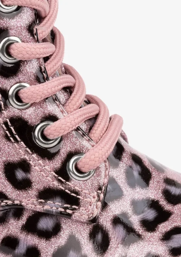 Conguitos Botas Militares De Bebé Leopardo Rosa^ Botas | Botas