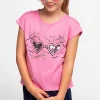 Conguitos Camiseta De Niña Gafas Corazón Rosa^ Camisetas