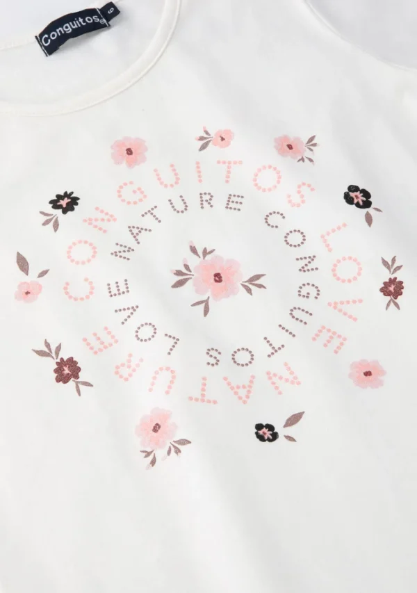 Conguitos Camiseta De Niña Nature Blanco^ Camisetas | Camisetas Manga Larga