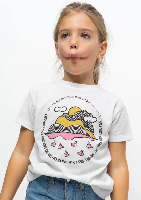 Conguitos Camiseta De Niña Recycling^ Camisetas