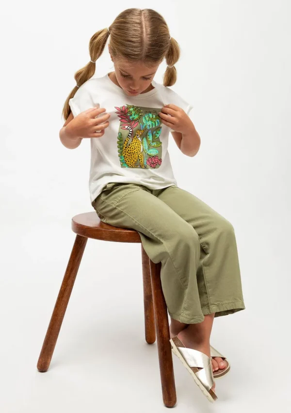 Conguitos Camiseta De Niña Selva Lentejuelas^ Camisetas