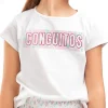 Conguitos Camiseta Flores Blanco^ Camisetas