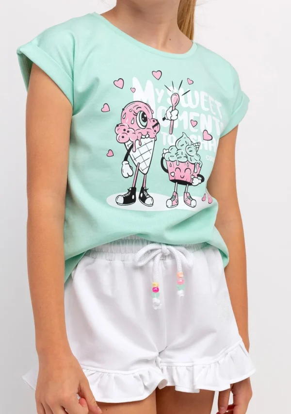 Conguitos Camiseta Niña Estampado Helado Menta^ Camisetas