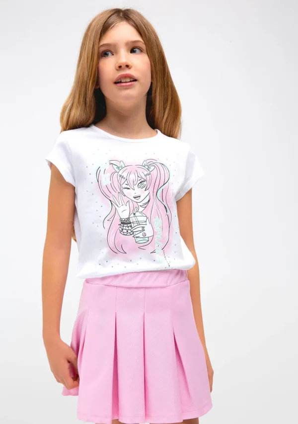 Conguitos Camiseta Niña Estampado Manga Blanca^ Camisetas