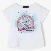 Conguitos Camiseta Niña Estampado Unicornio Solar Reactivo Blanco^ Camisetas