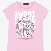 Conguitos Camiseta Niña Perrito Lentejuelas Rosa^ Camisetas