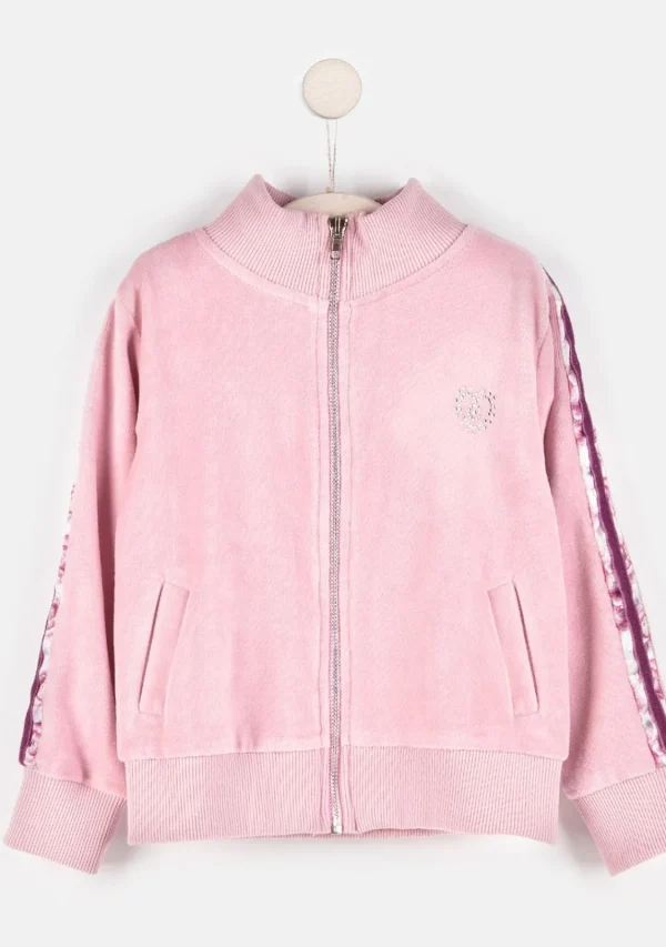 Conguitos Chaqueta De Chandal Terciopelo Rosa^ Chaquetas | Sudaderas