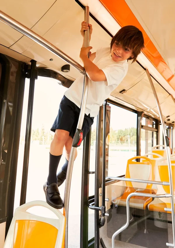 Conguitos Colegiales Marino Piel Lavable De Niño^ Colegiales