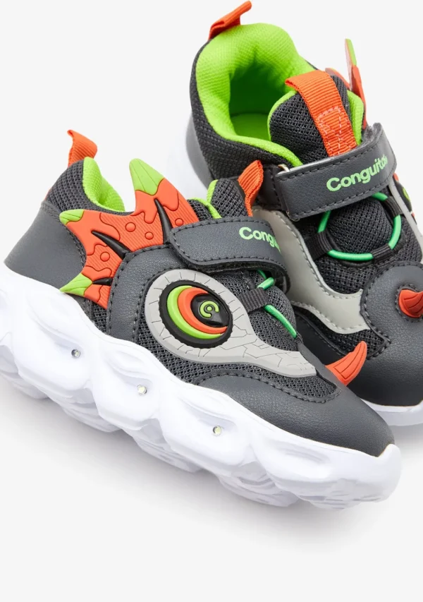 Conguitos Deportivos Dinosaurio Con Luces^ Zapatillas | Zapatillas Con Luces