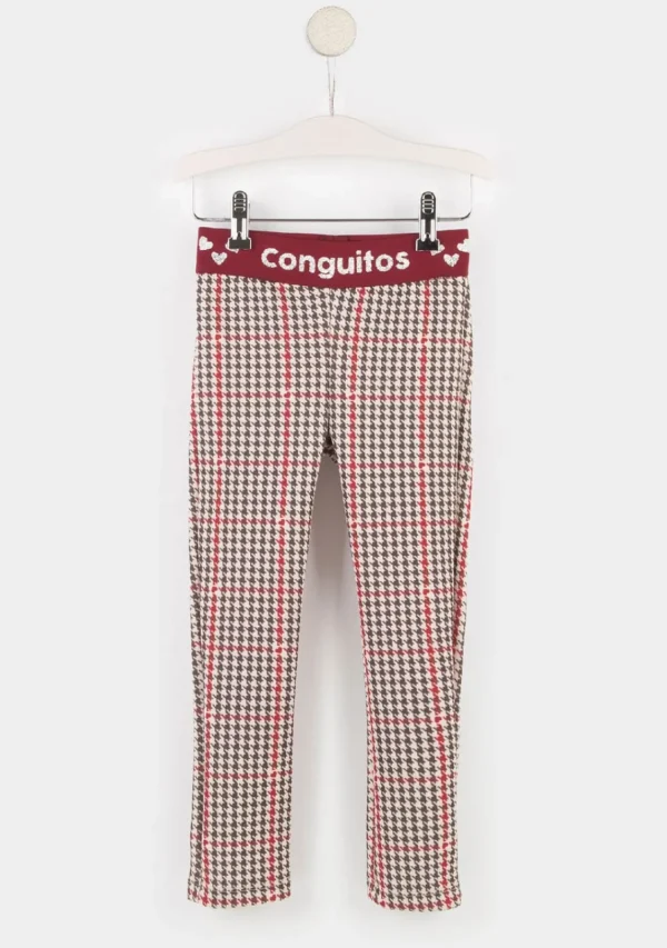 Conguitos Leggins De Niña Neopreno Pata Gallo^ Pantalones Y Leggins