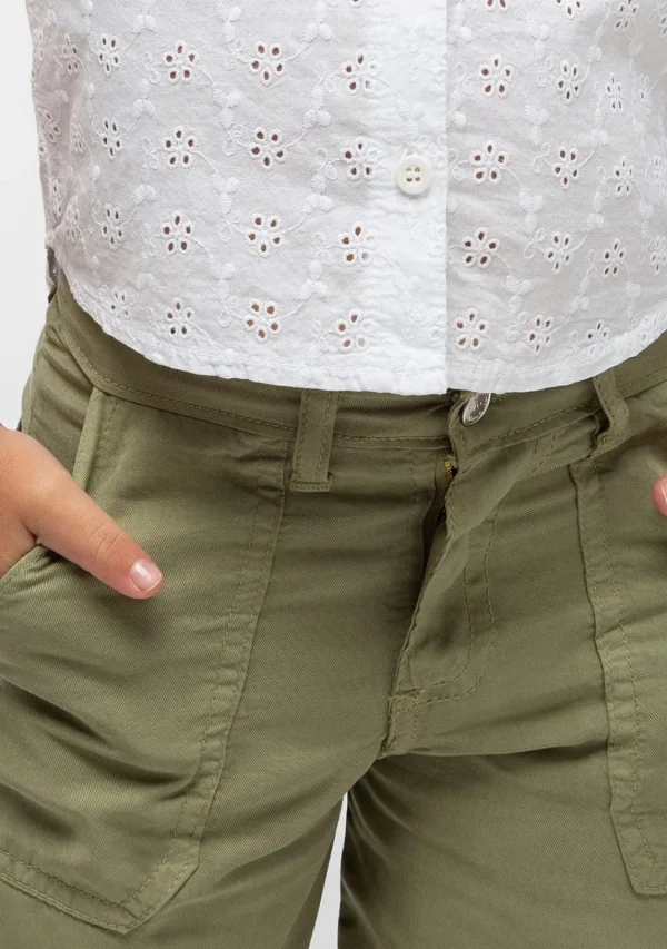 Conguitos Pantalones Culotte De Niña Kaki^ Pantalones Y Leggins