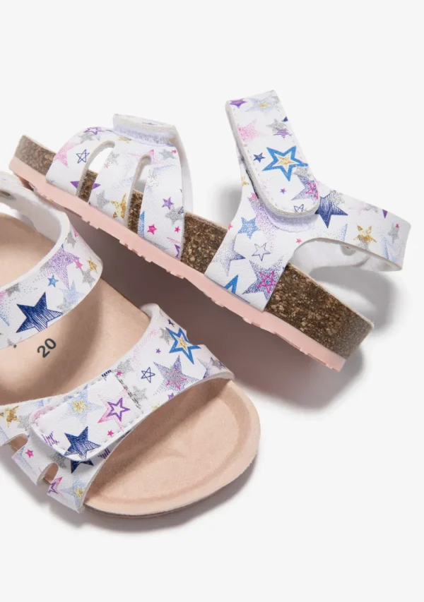 Conguitos Sandalias De Bebé Bio Estrellas Multicolor^ Sandalias | Sandalias Bio