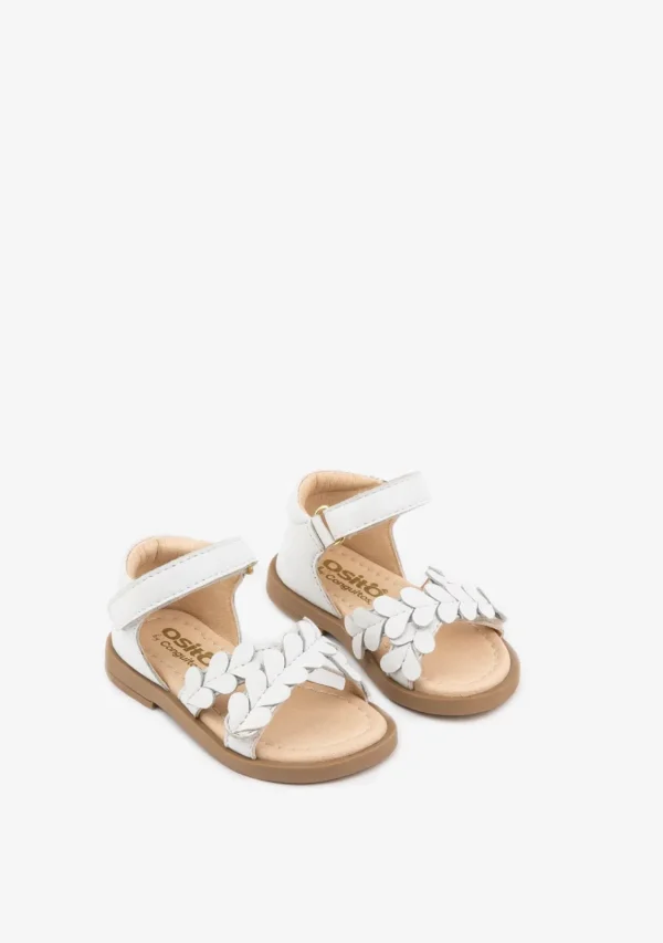 Conguitos Sandalias De Bebé Napa Blanco^ Sandalias | Sandalias