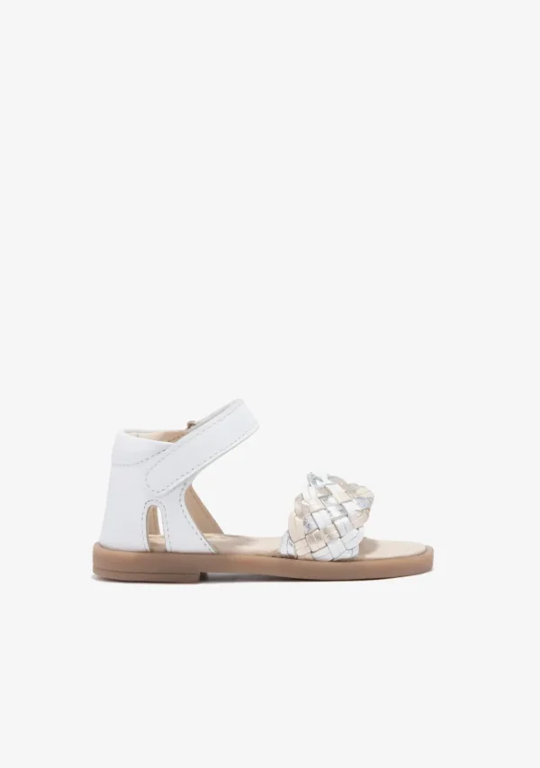 Conguitos Sandalias De Bebé Trenza Blanco^ Sandalias | Sandalias