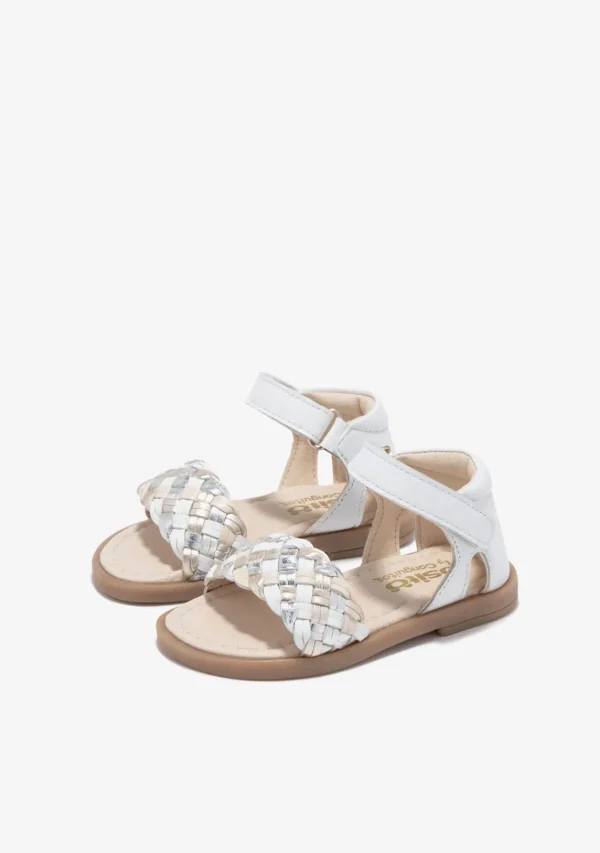 Conguitos Sandalias De Bebé Trenza Blanco^ Sandalias | Sandalias