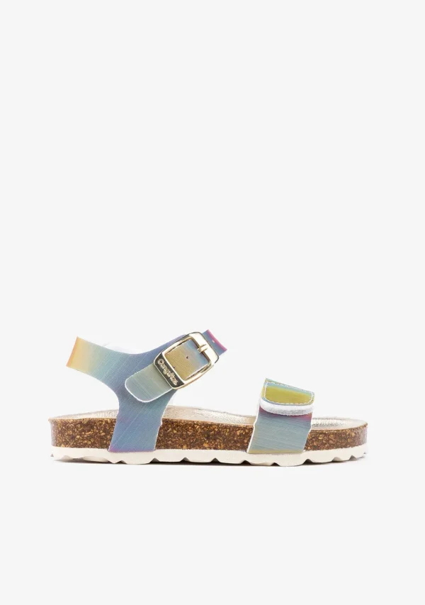 Conguitos Sandalias De Niña Bio Iridiscente Multicolor^ Sandalias Bio | Sandalias