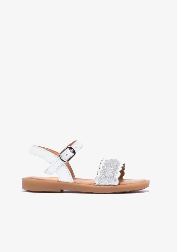 Conguitos Sandalias De Niña Hebilla Napa Blanco^ Sandalias | Zapatos De Ceremonia