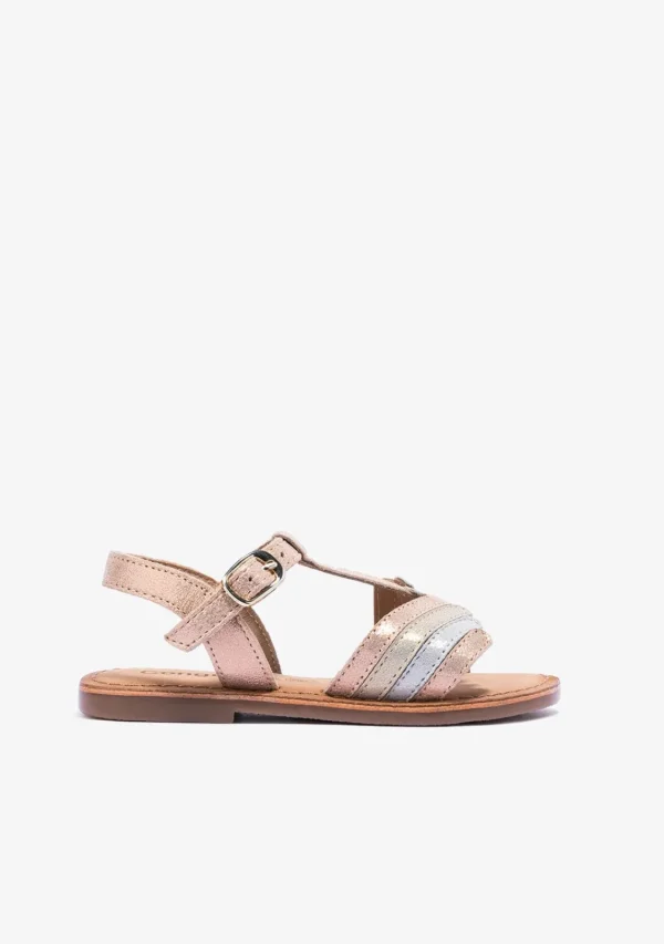 Conguitos Sandalias De Niña Hebilla Napa Multicolor^ Sandalias