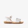 Conguitos Sandalias De Niña Piel Trenzada Blanco/Plata^ Sandalias | Zapatos De Ceremonia