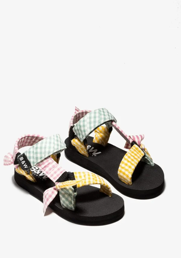 Conguitos Sandalias De Niña Vichy Multicolor B&W^ Sandalias | Sandalias