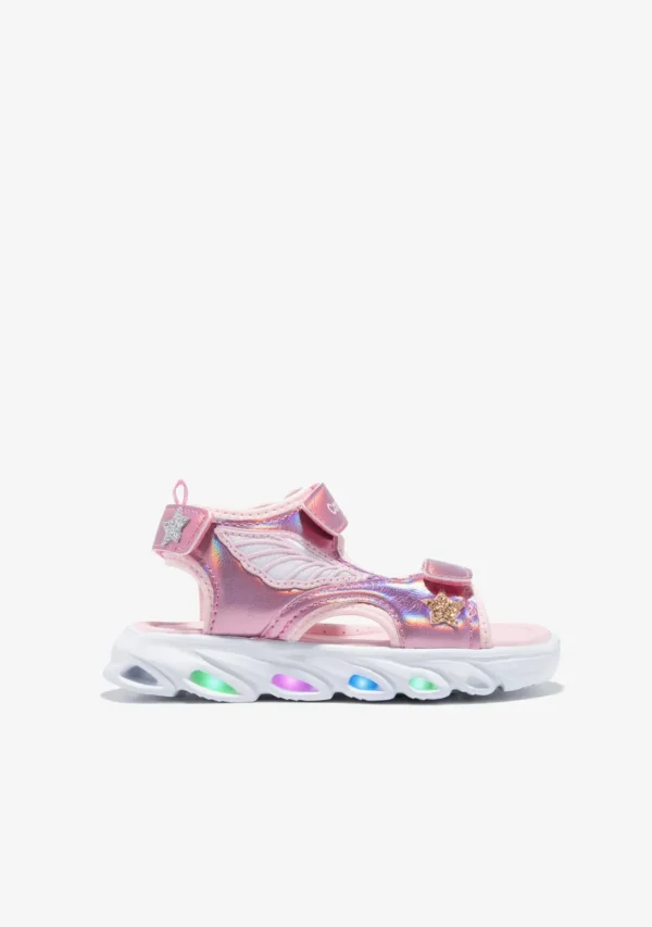 Conguitos Sandalias Deportivas Con Luces Rosa^ Sandalias | Zapatillas Con Luces