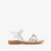 Conguitos Sandalias Hebilla Blanco Plata^ Sandalias | Zapatos De Ceremonia