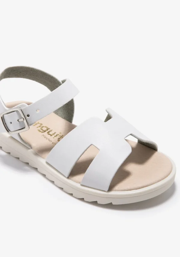 Conguitos Sandalias Hebilla Tiras Blanco^ Sandalias | Zapatos De Ceremonia