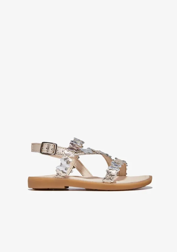 Conguitos Sandalias Mariposa Plata^ Sandalias | Zapatos De Ceremonia