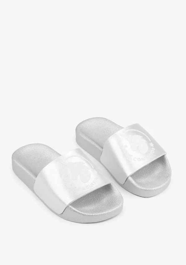 Conguitos Sandalias Pala Unicornio Plata^ Baño | Chanclas