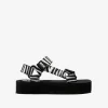 Conguitos Sandalias Plataforma Zebra B&W^ Sandalias | Chanclas