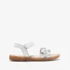 Conguitos Sandalias Trenza Blanco Plata^ Sandalias | Zapatos De Ceremonia