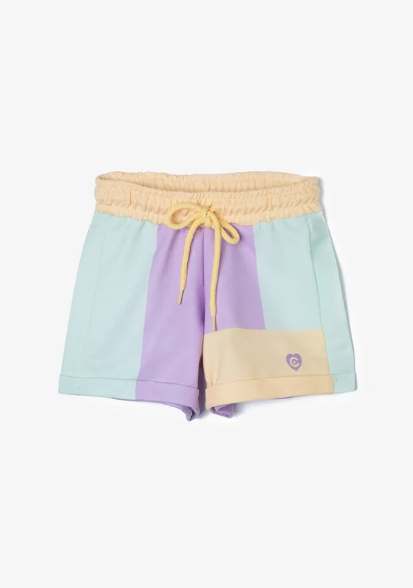 Conguitos Short Deportivo De Niña Liso Patchwork Multicolor^ Shorts