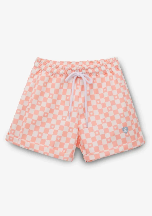 Conguitos Short Niña Cuadros Naranja^ Shorts