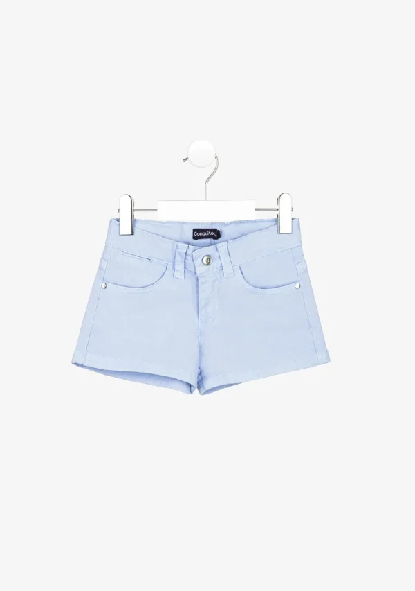 Conguitos Shorts De Niña Celeste^ Shorts