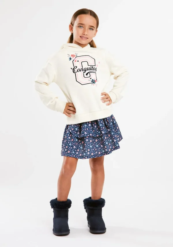 Conguitos Sudadera 'C' Bordado Beige^ Sudaderas