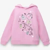 Conguitos Sudadera De Niña Capucha Monstruos Rosa^ Sudaderas