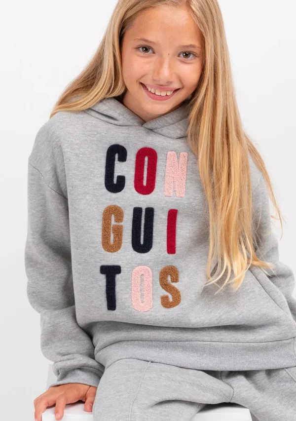 Conguitos Sudadera De Niña Gris^ Sudaderas