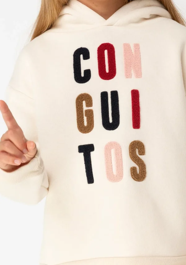 Conguitos Sudadera De Niña Beige^ Sudaderas