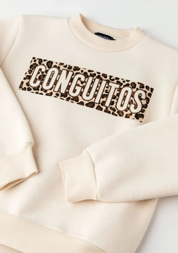 Conguitos Sudadera De Niña Beige^ Sudaderas