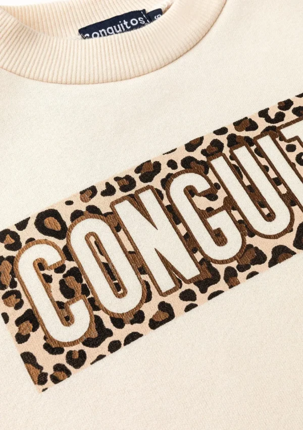 Conguitos Sudadera De Niña Beige^ Sudaderas