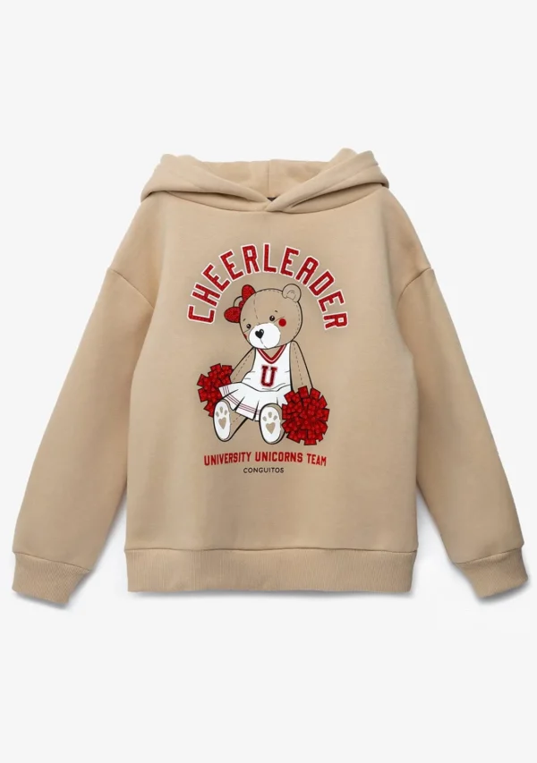 Conguitos Sudadera De Niña Teddy Beige^ Sudaderas