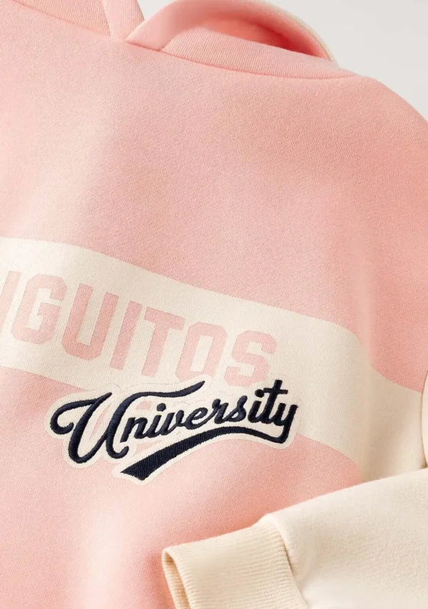 Conguitos Sudadera De Niña University Rosa^ Sudaderas