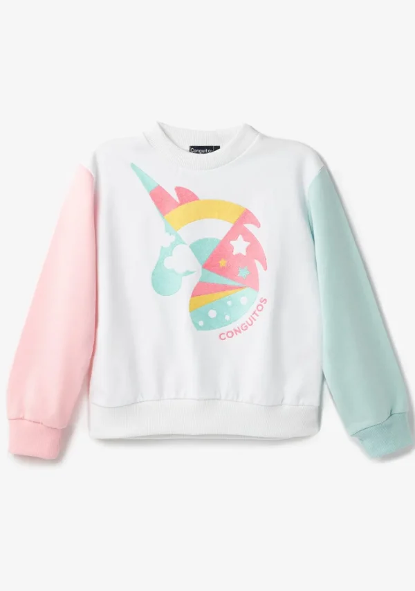 Conguitos Sudadera Unicornio Multicolor^ Sudaderas