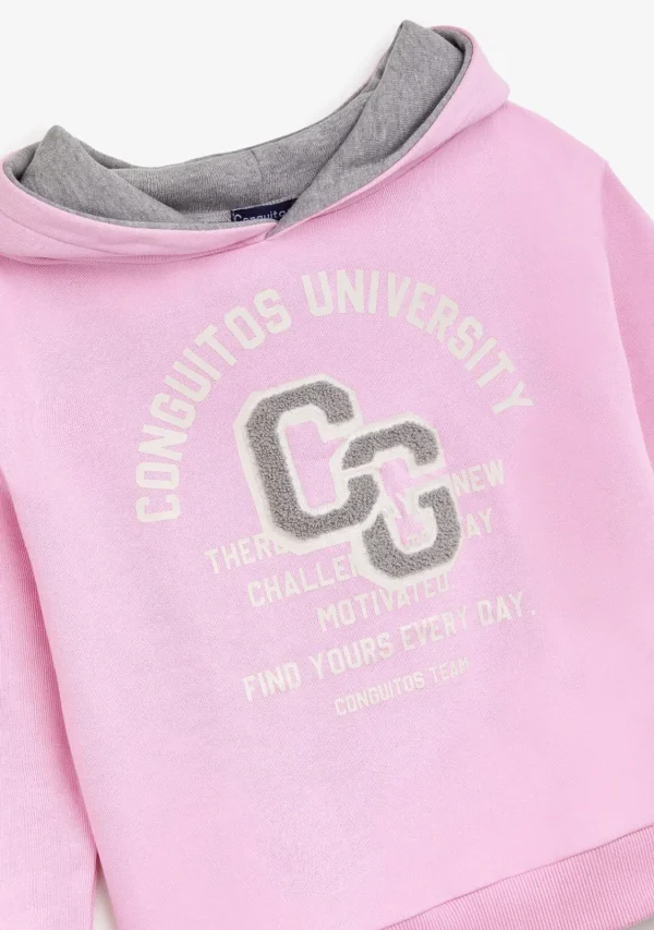 Conguitos Sudadera Universidad Rosa^ Sudaderas