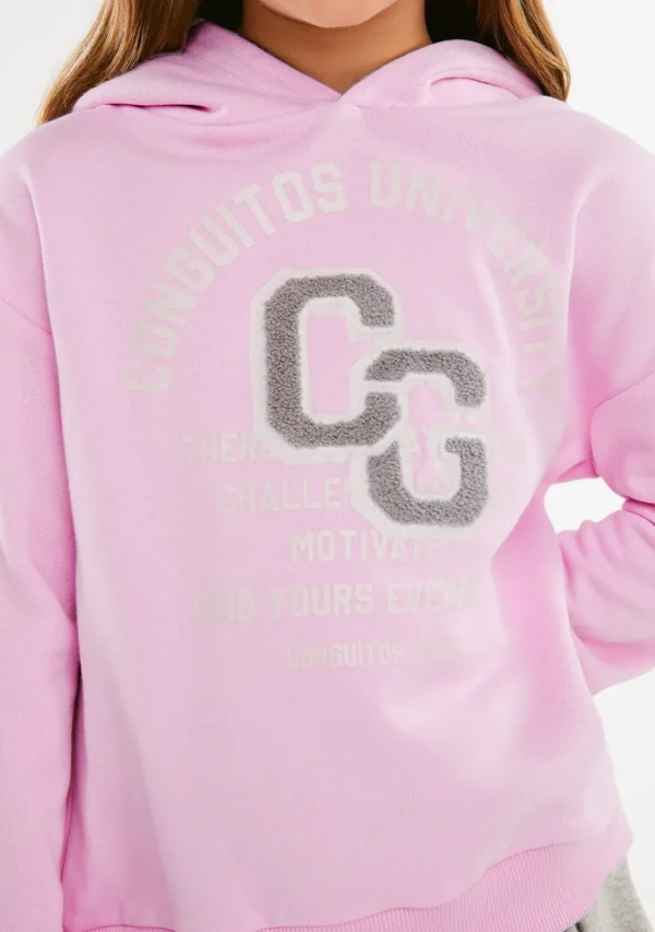 Conguitos Sudadera Universidad Rosa^ Sudaderas