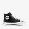 Conguitos Unisex Black Logo Hi-Top Sneakers Napa B&W^ Zapatillas | Zapatillas