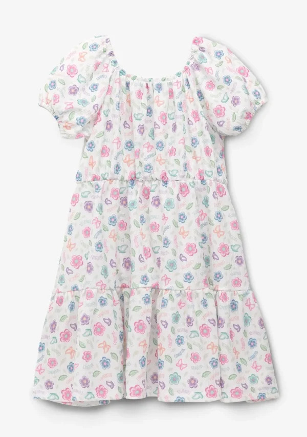 Conguitos Vestido Niña Estampado Flores Blanco^ Vestidos De Verano | Vestidos