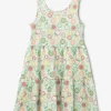 Conguitos Vestido Niña Estampado Frutas Menta^ Vestidos De Verano | Vestidos